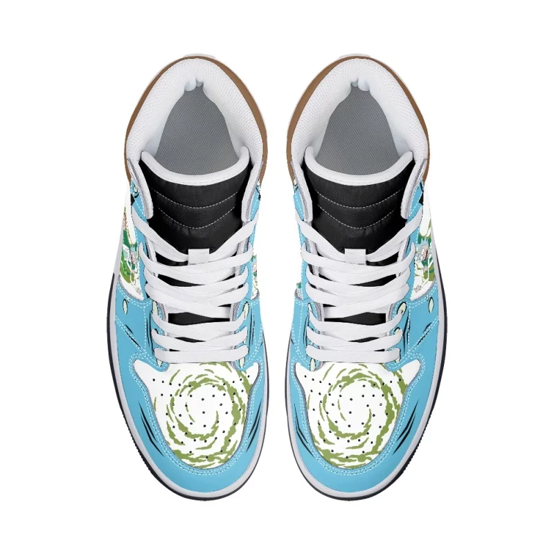 Rick and Morty Dimensional Adventure AJ1 High Top Sneakers - Image 2