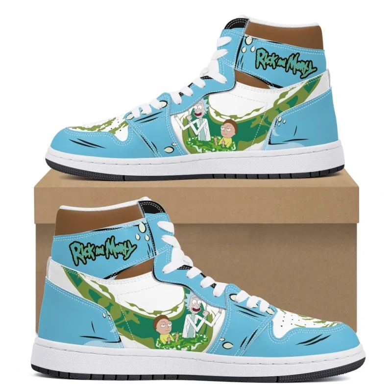 Rick and Morty Dimensional Adventure AJ1 High Top Sneakers