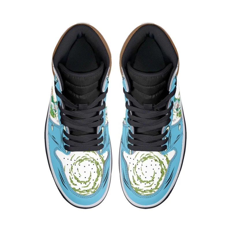 Rick and Morty Dimensional Adventure AJ1 High Top Sneakers - Image 6