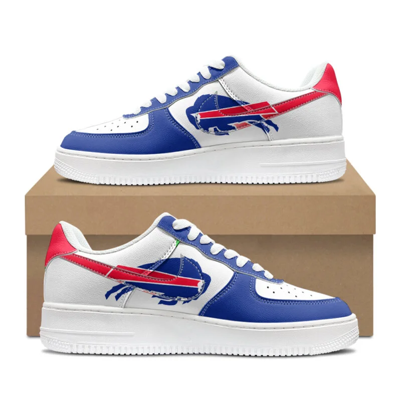 Custom Buffalo Bills Air Force 1s