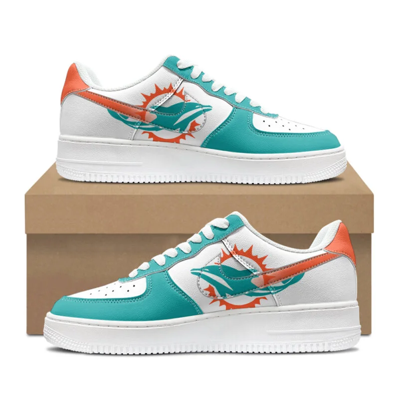 Custom Miami Dolphins Air Force 1s