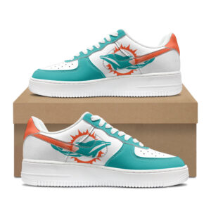 Custom Miami Dolphins Air Force 1s