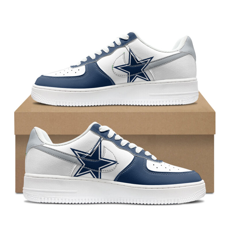 Custom Dallas Cowboys Air Force 1s | Personalized NFL Fan Sneakers | Unique Cowboys-Themed Footwear